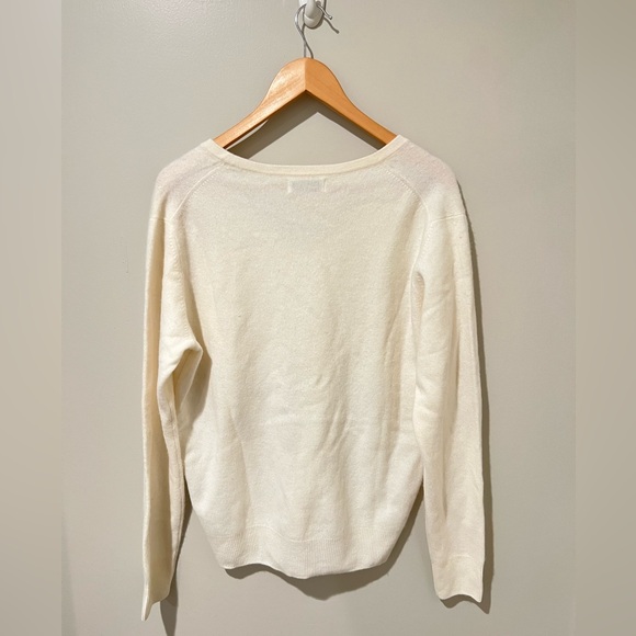 Naadam 100% Cashmere Ivory Pullover - Picture 5 of 5